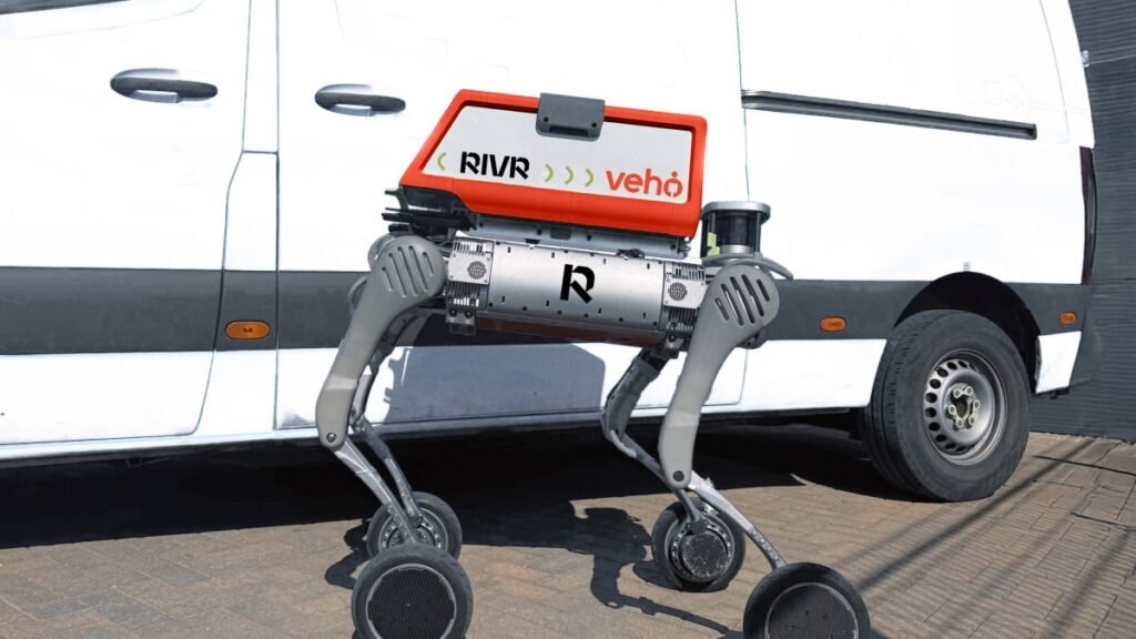Rivr’s robot pups team up with Veho vans to tackle parcel delivery in Austin’s final stretch